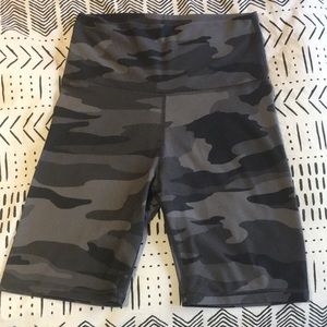 Black Camo Bike Shorts